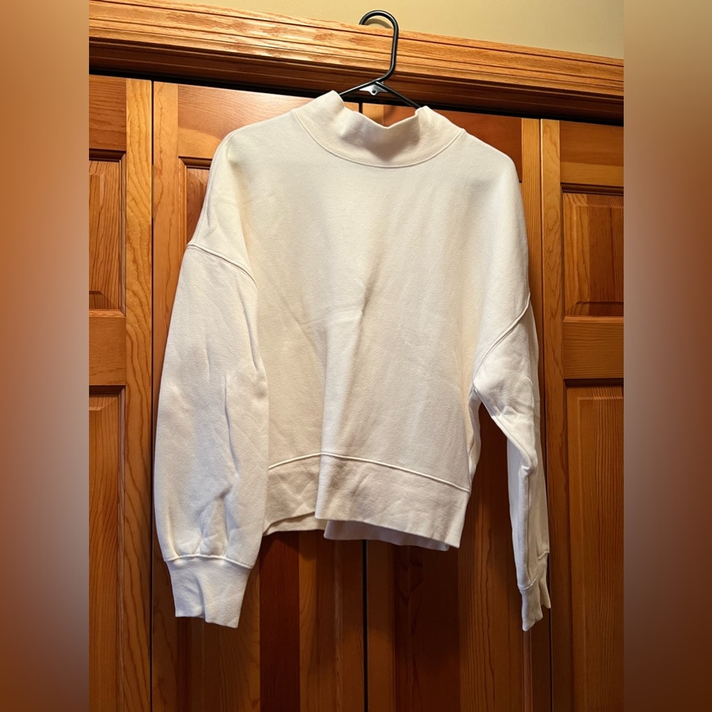 Rails white/cream color crop sweatshirt